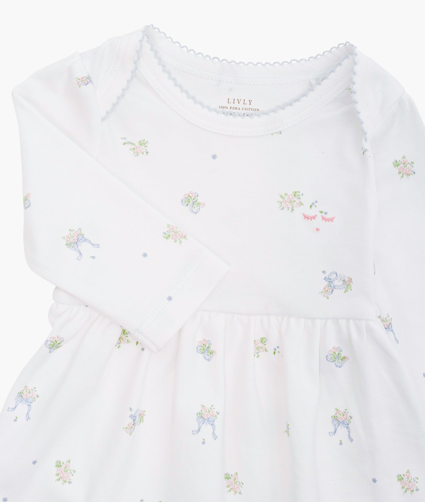 Roses And Ribbons Baby Dress