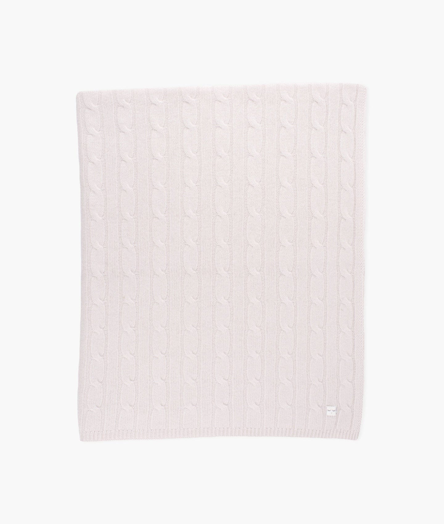 Cable Knit Cashmere Blanket