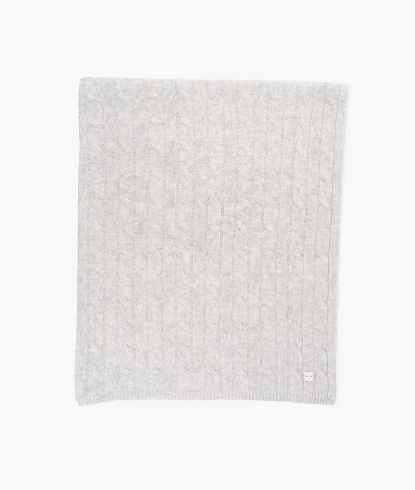 Cable Knit Cashmere Blanket