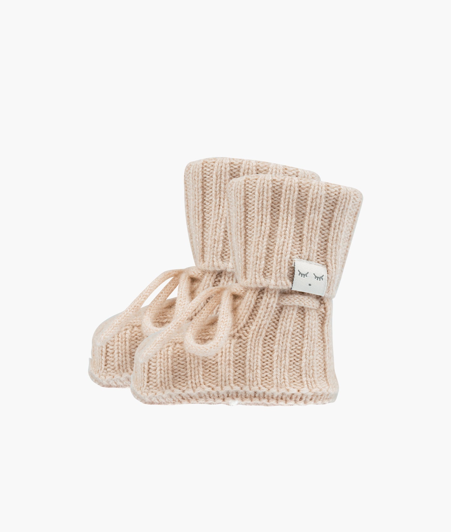 Cable Knit Cashmere Footies
