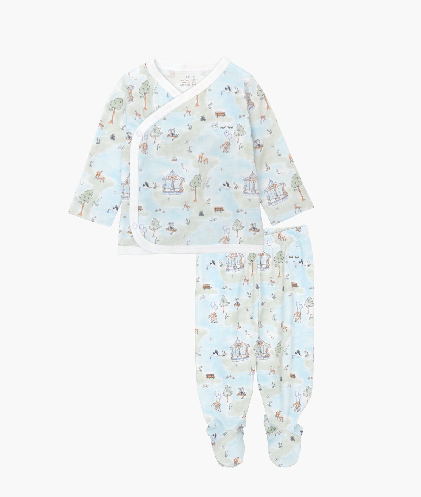 Carousel Kimono Set