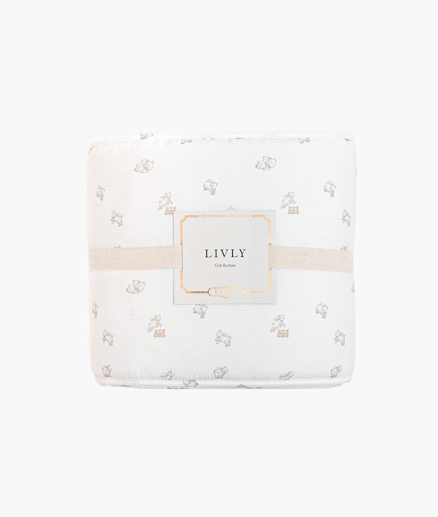 Counting Sheep Crib Bumper