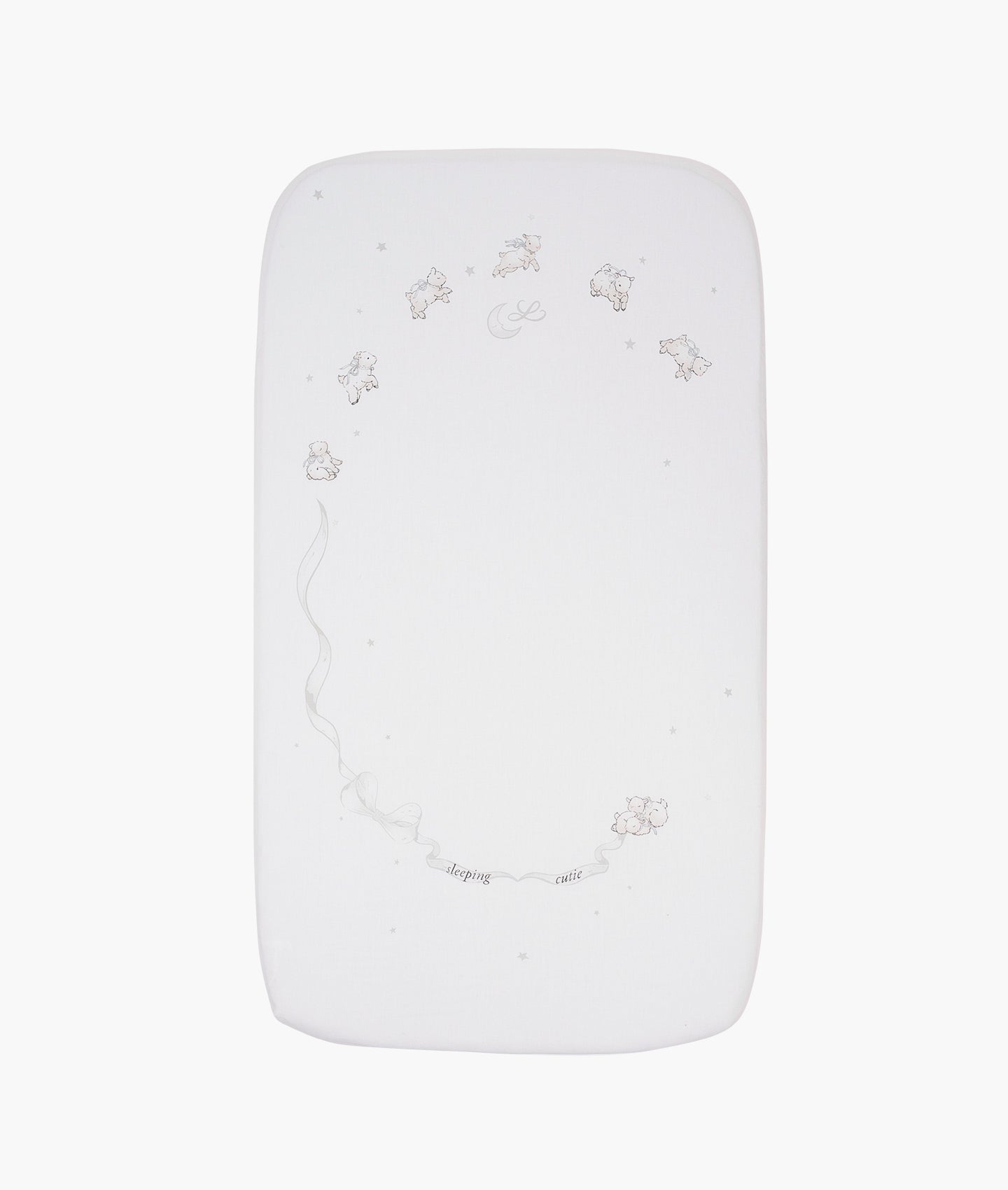 Counting Sheep Fitted Crib Sheet