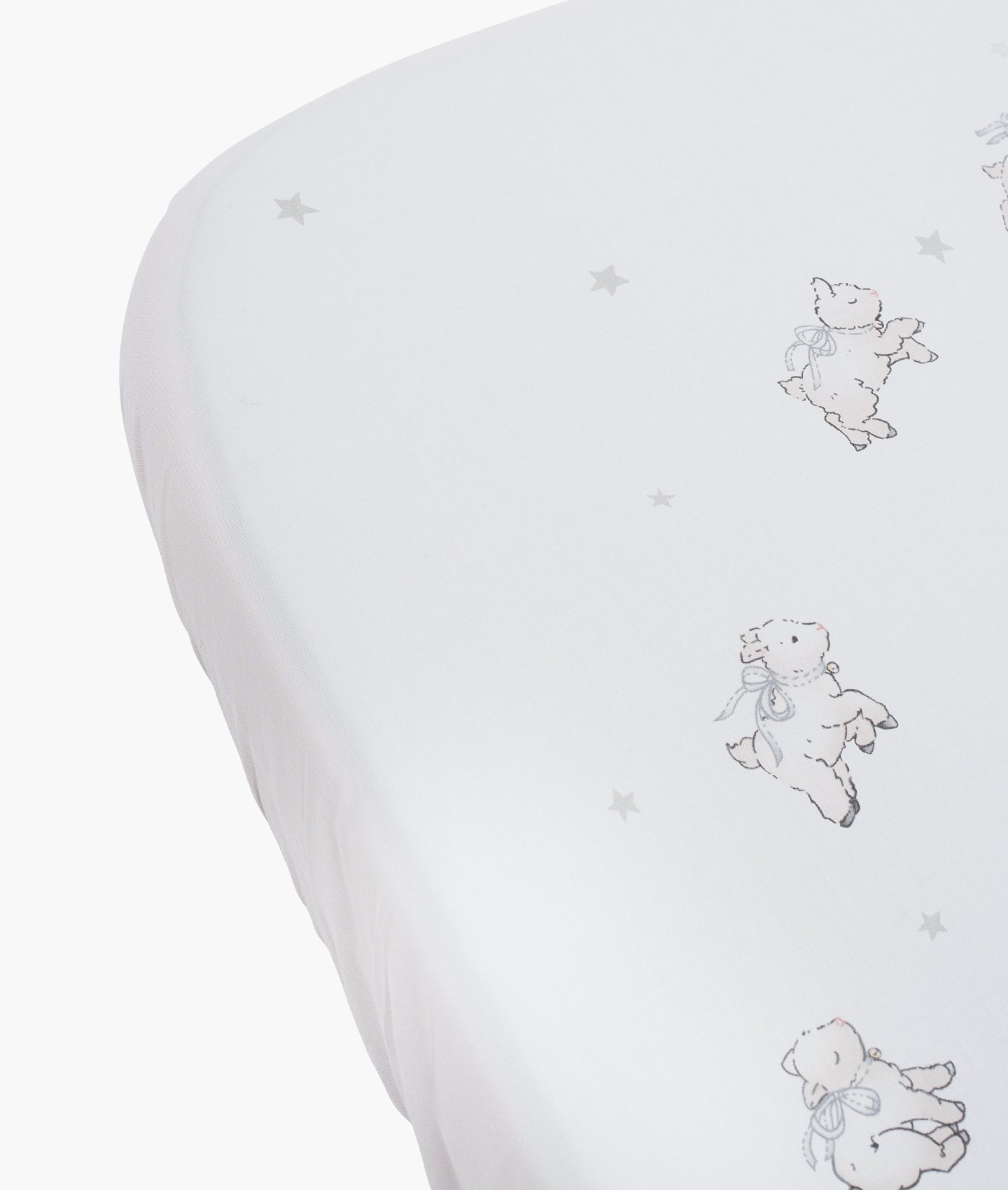 Counting Sheep Fitted Crib Sheet