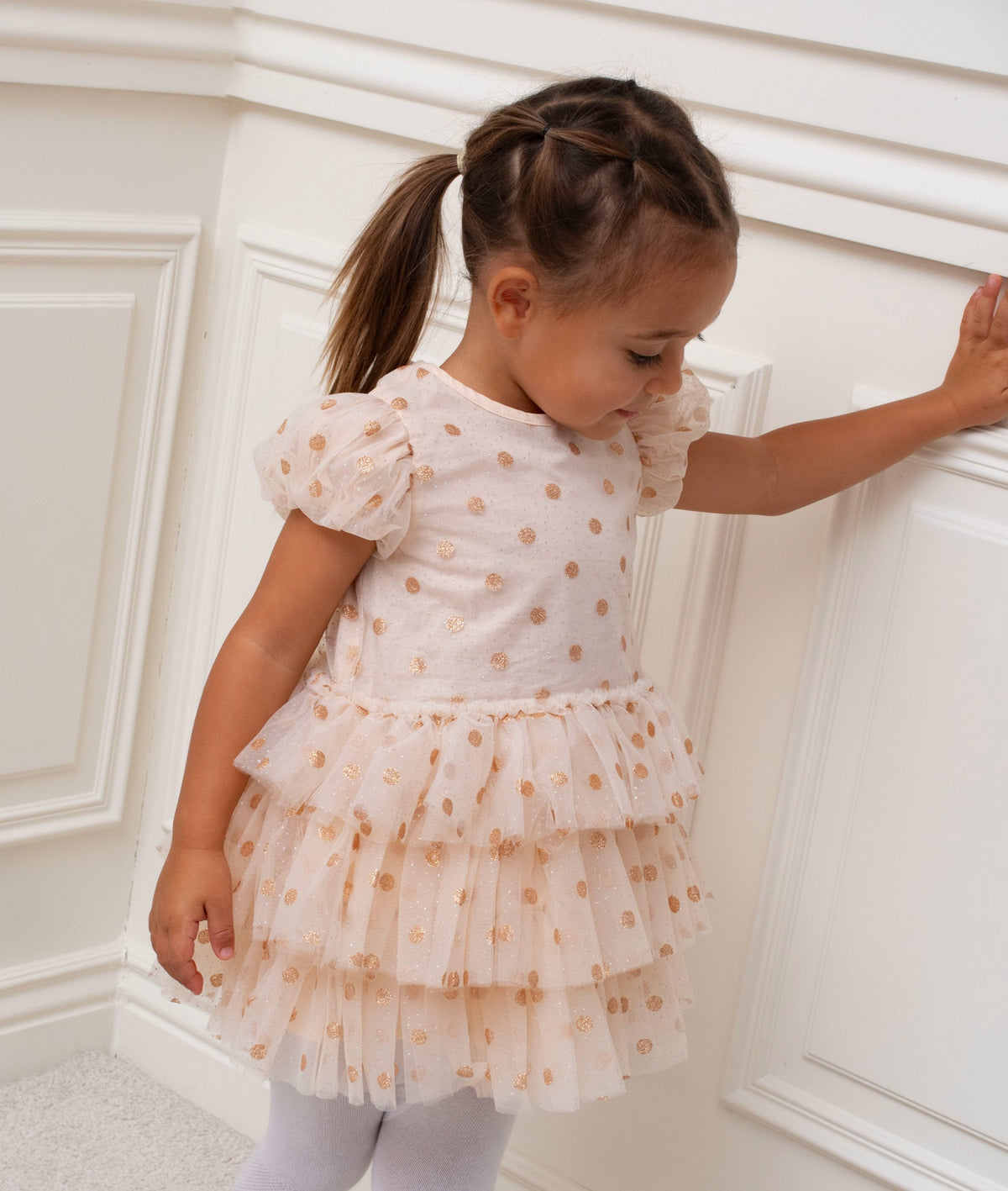 A Pois Tulle Dress