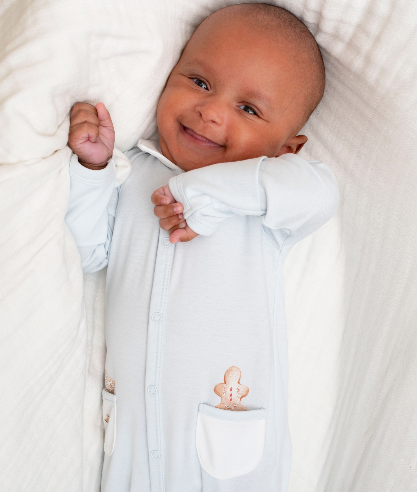 Little Gingerbreads Collar Footie