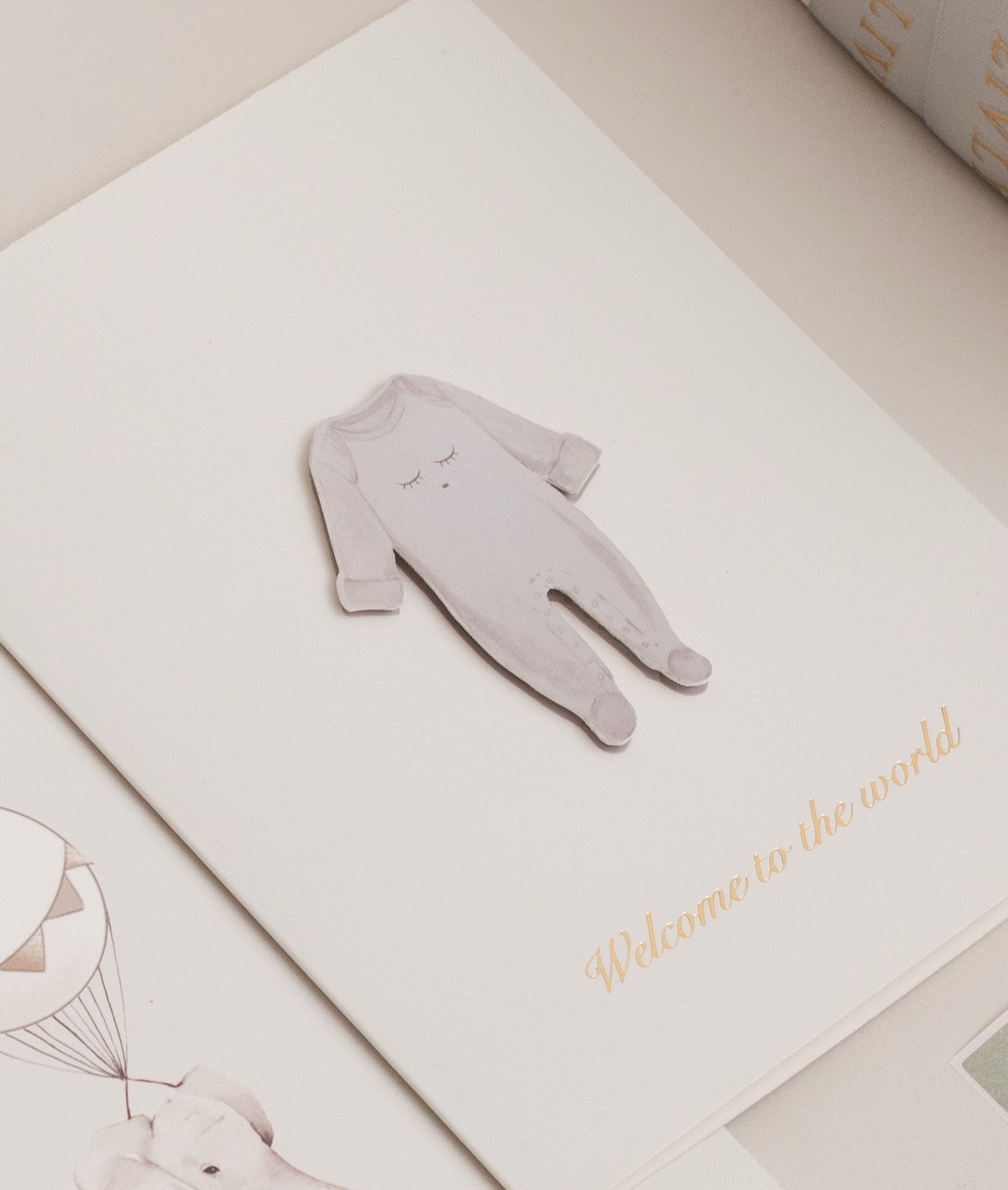 Välkommen till världen gratulationskort