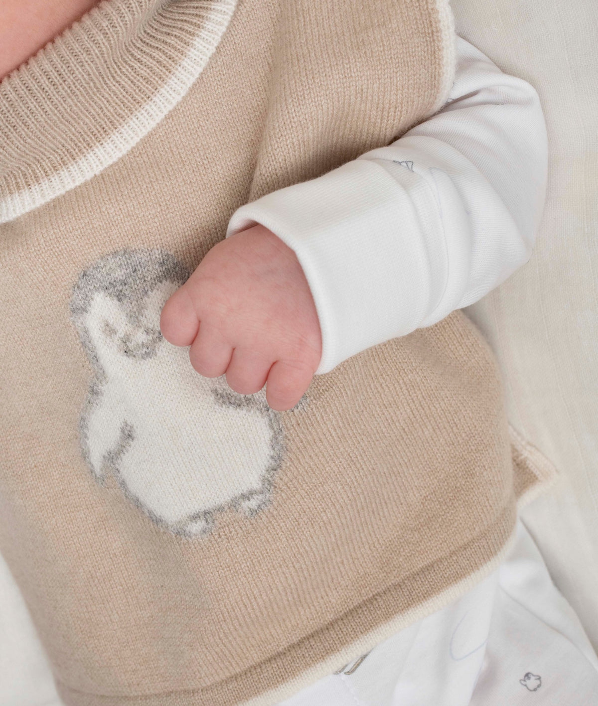 Penguin Baby Pullover Scarf
