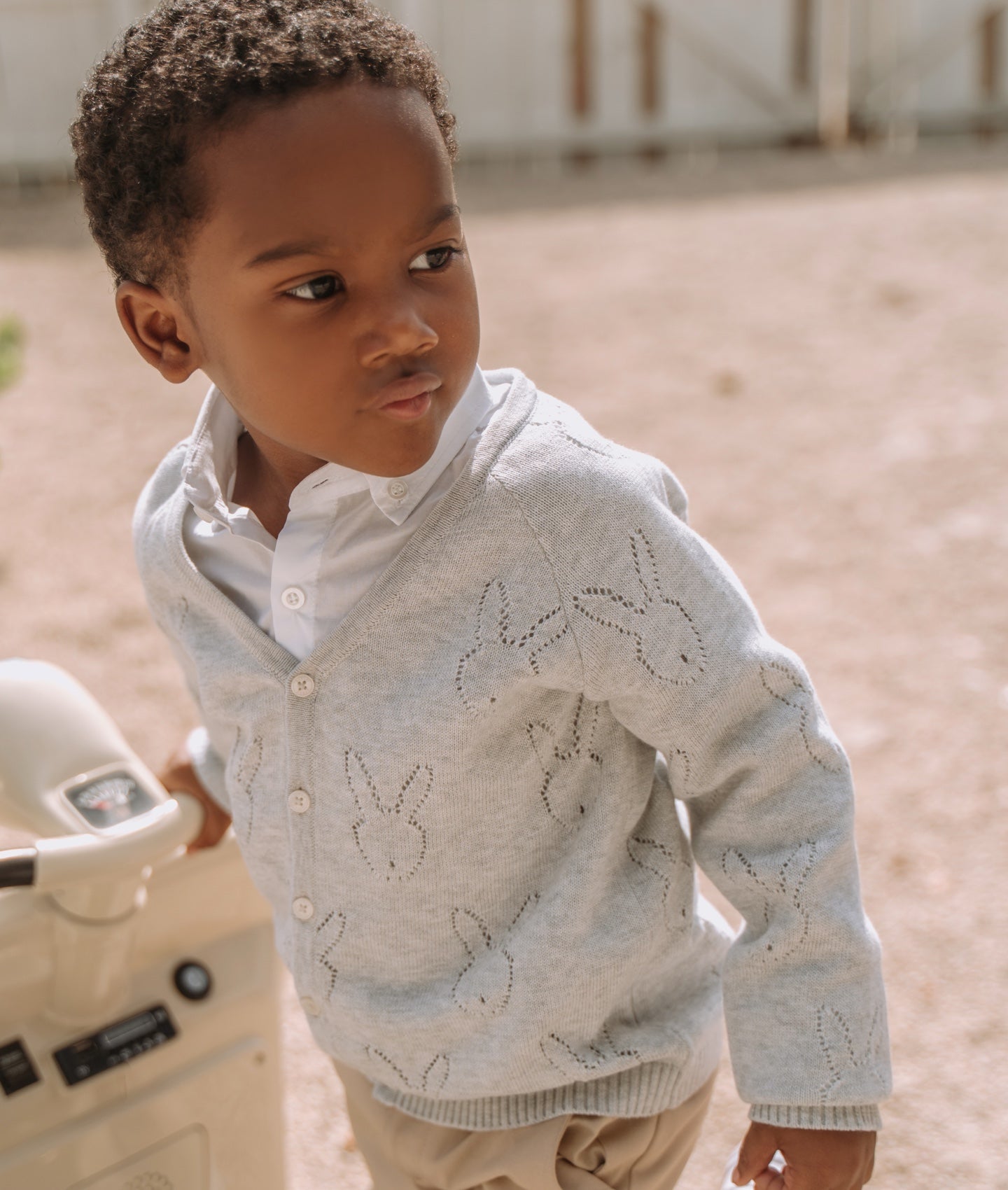 Bunny Knitted Cardigan