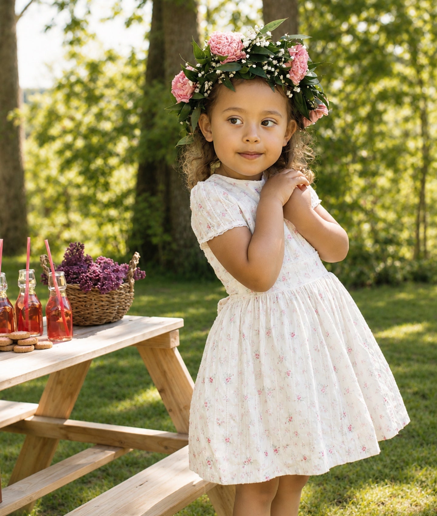 Pristine Florals Alicia Dress