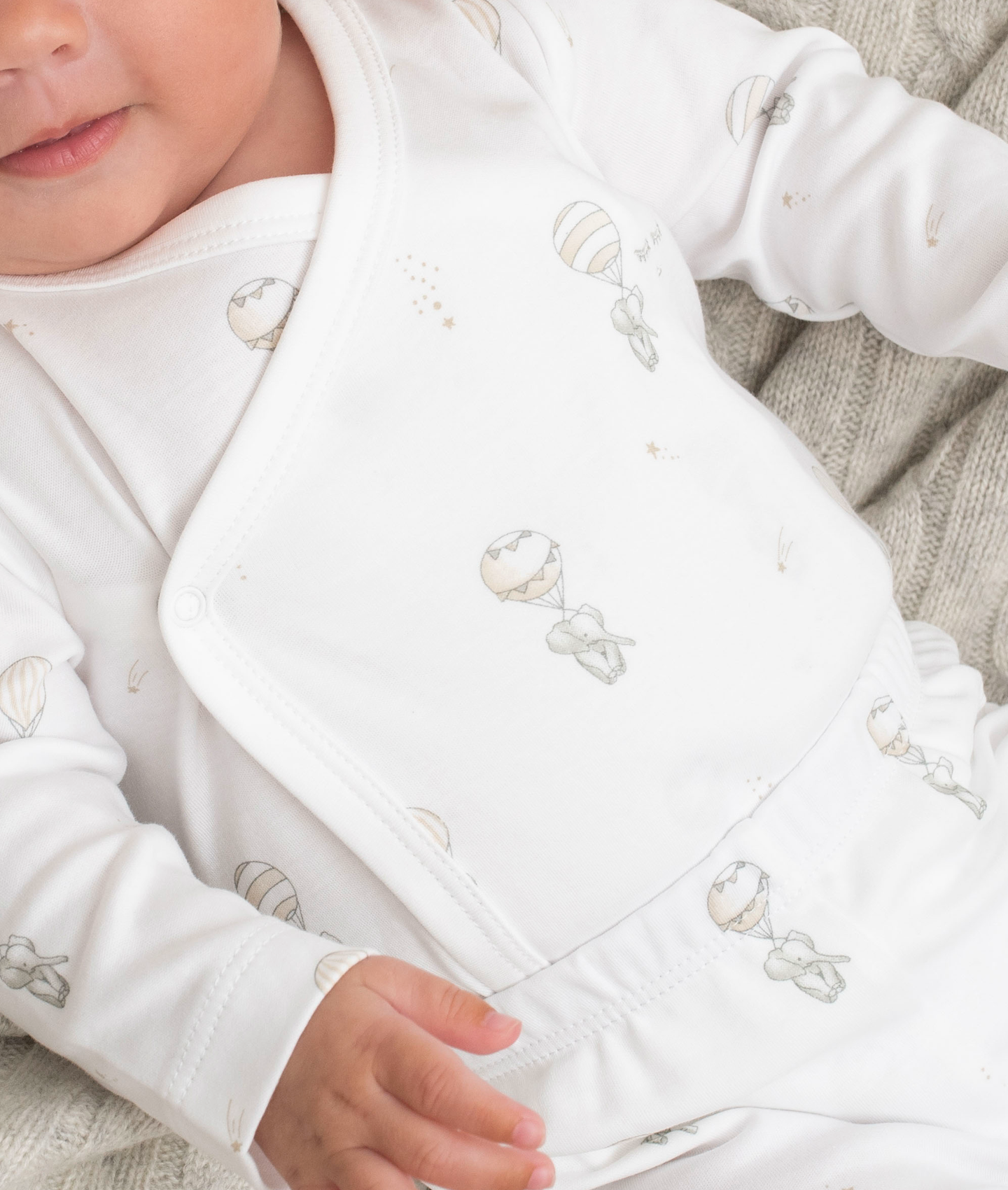 Flying Elephants Crossed Body
