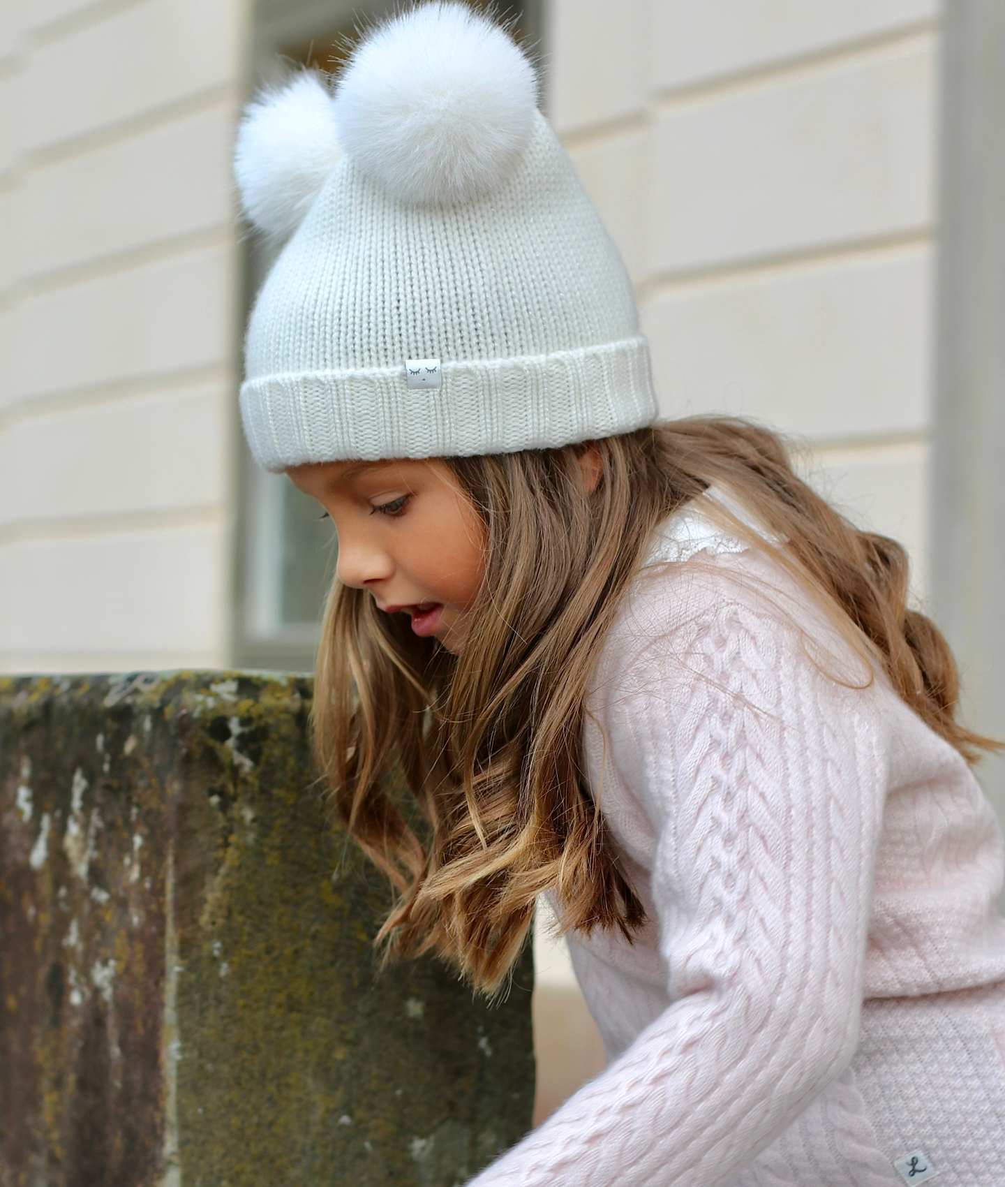 Cashmere Pom Pom Hat