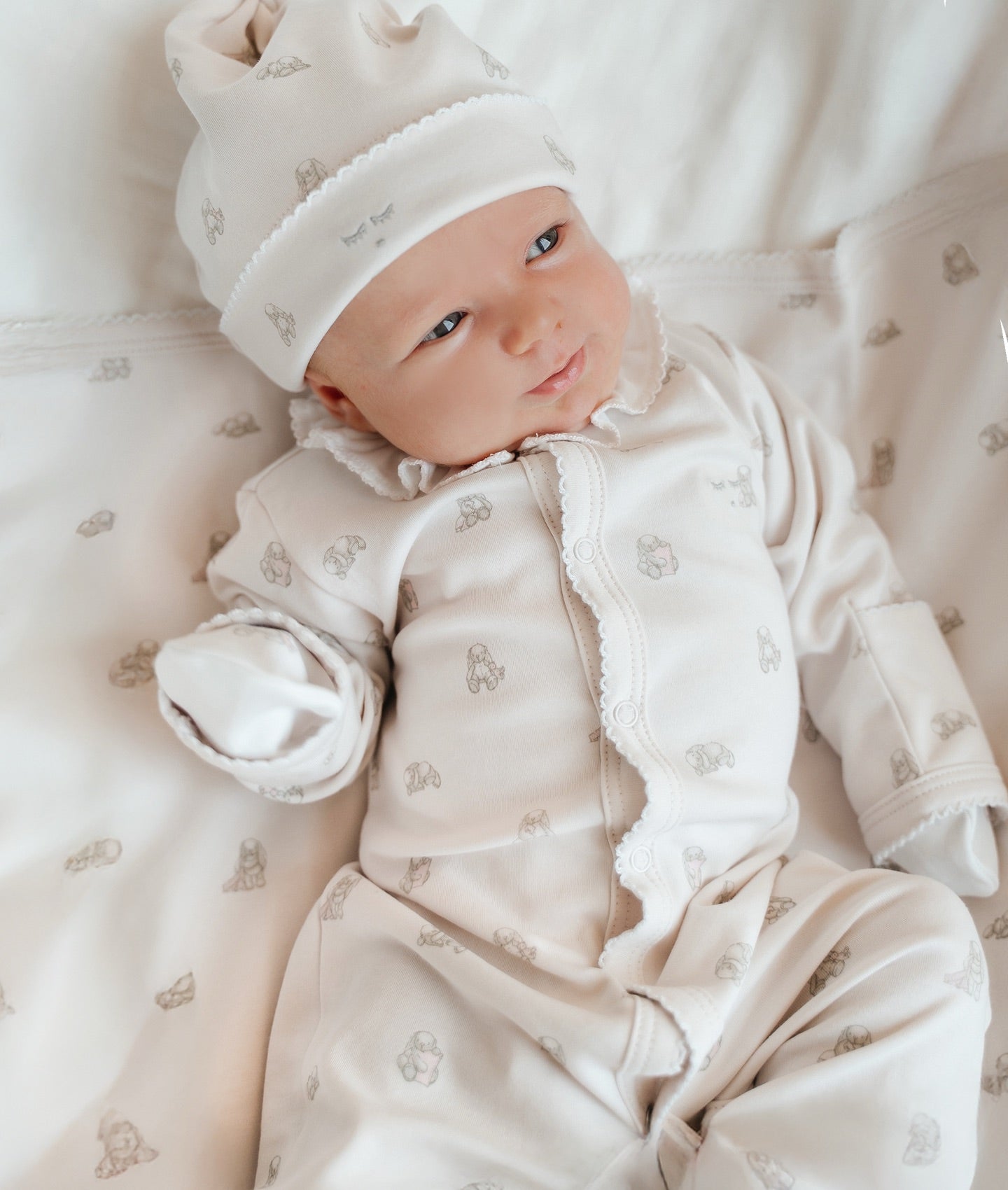 Snuggle Bunny Marley Ruffled Footie